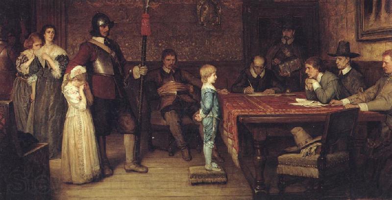 William Frederick Yeames,RA And When Did You Last See Your Father Norge oil painting art